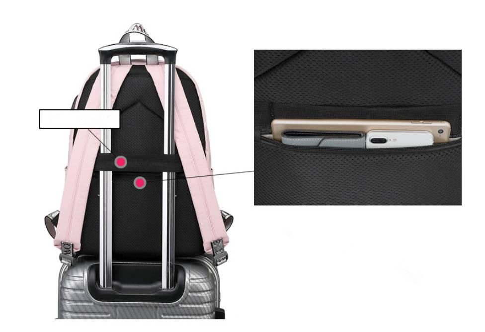 Tourya Fashion Anti Theft Reflective Waterproof Women Backpack USB Charge School Bags For Girls Travel Laptop Rucksack Bookbags