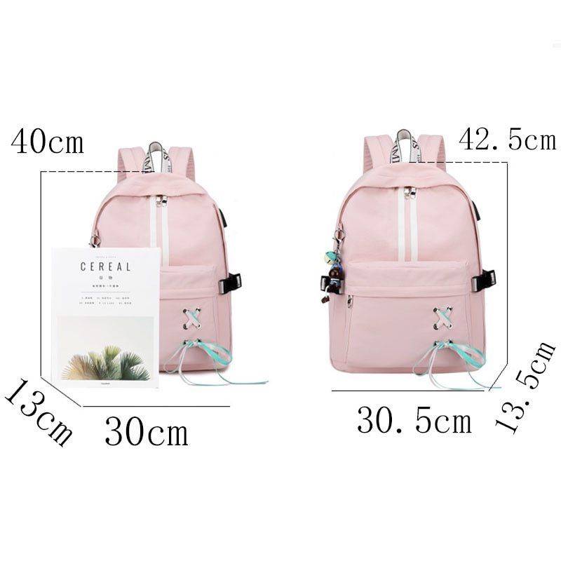 Fashion Anti Theft Reflective Waterproof Women’s Backpack with USB ...